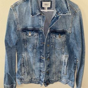 Distressed Forever 21 Jean Jacket